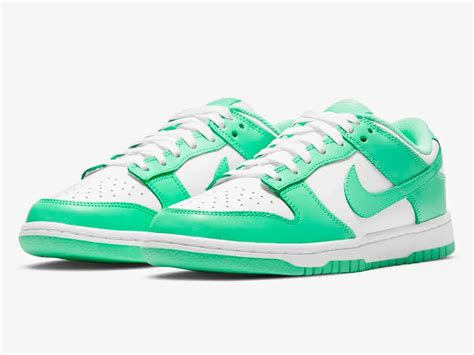 nike dunk green glow|nike dunks low mint green.